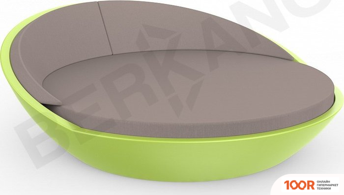 Шезлонг Berkano RIVIERA (SPRING ЗЕЛЕНЫЙ/КАПУЧИНО) (405831)