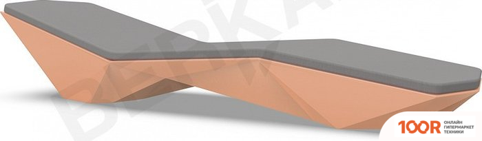 Шезлонг Berkano QUARO С ПОДУШКАМИ (ТЕРРАКОТОВЫЙ/ГРАФИТОВЫЙ) (405816)