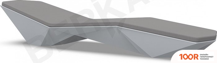 Шезлонг Berkano QUARO С ПОДУШКАМИ (СЕРЫЙ/ГРАФИТОВЫЙ) (405796)