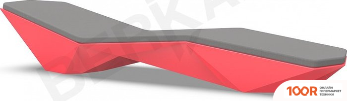 Шезлонг Berkano QUARO С ПОДУШКАМИ (КРАСНЫЙ/ГРАФИТОВЫЙ) (405786)