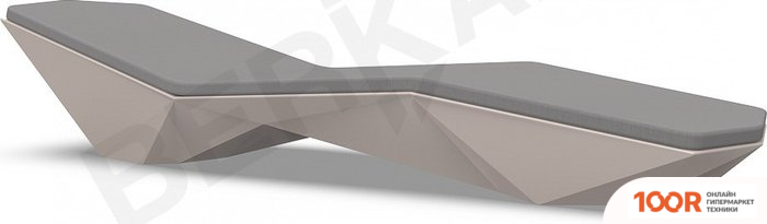 Шезлонг Berkano QUARO С ПОДУШКАМИ (КОФЕЙНЫЙ/ГРАФИТОВЫЙ) (405781)