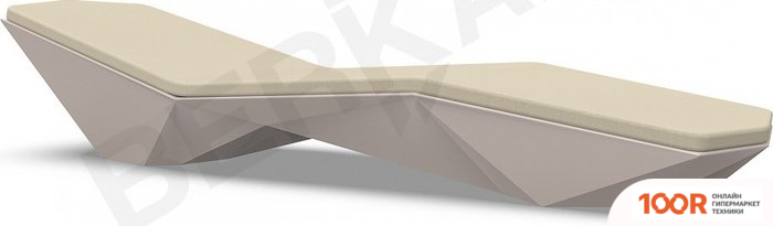 Шезлонг Berkano QUARO С ПОДУШКАМИ (КАПУЧИНО/БЕЖЕВЫЙ) (405779)