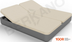 Шезлонг Berkano GRACE DOUBLE (ЧЕРНЫЙ/БЕЖЕВЫЙ) (405733)