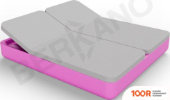 Шезлонг Berkano GRACE DOUBLE (ФИОЛЕТОВЫЙ/СЕРЫЙ) (405731)