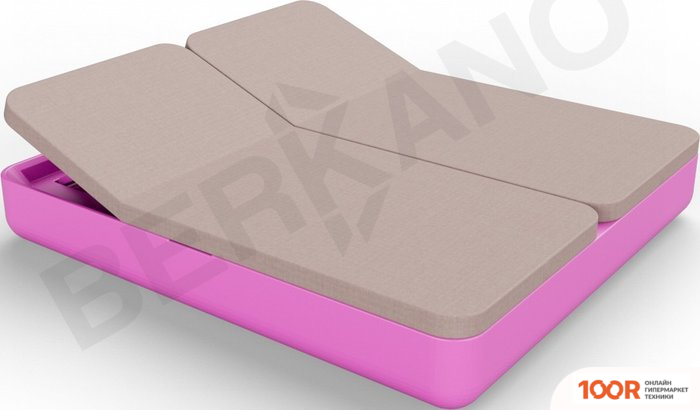 Шезлонг Berkano GRACE DOUBLE (ФИОЛЕТОВЫЙ/КОФЕЙНЫЙ) (405730)