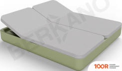 Шезлонг Berkano GRACE DOUBLE (ТЕМНО-ЗЕЛЕНЫЙ/СЕРЫЙ) (405719)