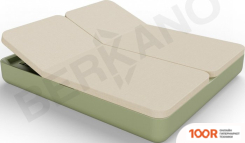 Шезлонг Berkano GRACE DOUBLE (ТЕМНО-ЗЕЛЕНЫЙ/БЕЖЕВЫЙ) (405715)