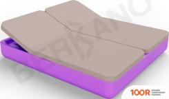 Шезлонг Berkano GRACE DOUBLE (СИРЕНЕВЫЙ/КОФЕЙНЫЙ) (405712)