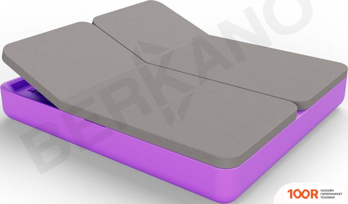 Шезлонг Berkano GRACE DOUBLE (СИРЕНЕВЫЙ/ГРАФИТОВЫЙ) (405710)