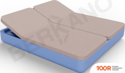 Шезлонг Berkano GRACE DOUBLE (СИНИЙ/КОФЕЙНЫЙ) (405706)