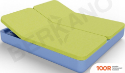 Шезлонг Berkano GRACE DOUBLE (СИНИЙ/ЗЕЛЕНЫЙ) (405705)