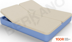 Шезлонг Berkano GRACE DOUBLE (СИНИЙ/БЕЖЕВЫЙ) (405703)