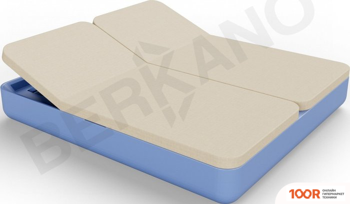 Шезлонг Berkano GRACE DOUBLE (СИНИЙ/БЕЖЕВЫЙ) (405703)