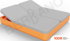 Шезлонг Berkano GRACE DOUBLE (ОРАНЖЕВЫЙ/СЕРЫЙ) (405695)