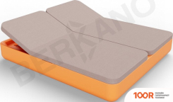 Шезлонг Berkano GRACE DOUBLE (ОРАНЖЕВЫЙ/КОФЕЙНЫЙ) (405694)