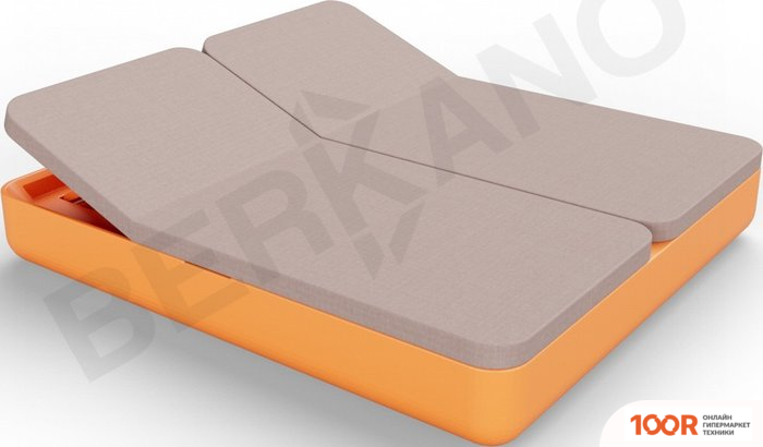 Шезлонг Berkano GRACE DOUBLE (ОРАНЖЕВЫЙ/КОФЕЙНЫЙ) (405694)