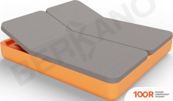 Шезлонг Berkano GRACE DOUBLE (ОРАНЖЕВЫЙ/ГРАФИТОВЫЙ) (405692)