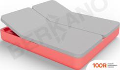 Шезлонг Berkano GRACE DOUBLE (КРАСНЫЙ/СЕРЫЙ) (405689)