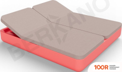 Шезлонг Berkano GRACE DOUBLE (КРАСНЫЙ/КОФЕЙНЫЙ) (405688)