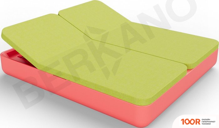 Шезлонг Berkano GRACE DOUBLE (КРАСНЫЙ/ЗЕЛЕНЫЙ) (405687)