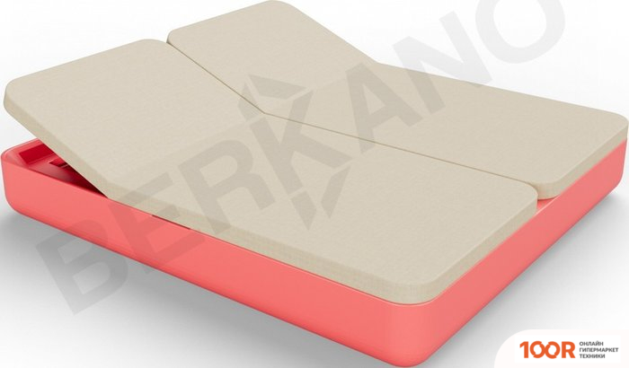 Шезлонг Berkano GRACE DOUBLE (КРАСНЫЙ/БЕЖЕВЫЙ) (405685)