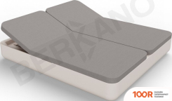 Шезлонг Berkano GRACE DOUBLE (КОФЕЙНЫЙ/ГРАФИТОВЫЙ) (405680)