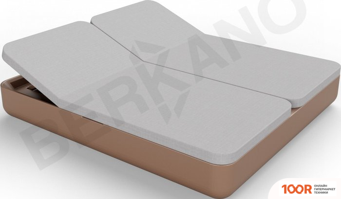 Шезлонг Berkano GRACE DOUBLE (КОРИЧНЕВЫЙ/СЕРЫЙ) (405677)