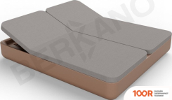 Шезлонг Berkano GRACE DOUBLE (КОРИЧНЕВЫЙ/ГРАФИТОВЫЙ) (405674)