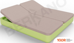 Шезлонг Berkano GRACE DOUBLE (ЗЕЛЕНЫЙ/КОФЕЙНЫЙ) (405670)