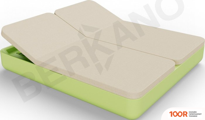 Шезлонг Berkano GRACE DOUBLE (ЗЕЛЕНЫЙ/БЕЖЕВЫЙ) (405667)