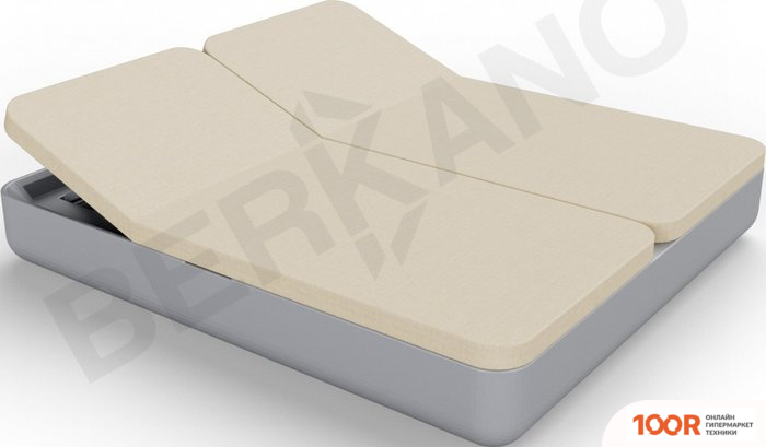 Шезлонг Berkano GRACE DOUBLE (ГРАФИТОВЫЙ/БЕЖЕВЫЙ) (405661)