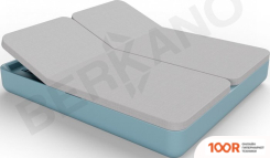 Шезлонг Berkano GRACE DOUBLE (БИРЮЗОВЫЙ/СЕРЫЙ) (405659)