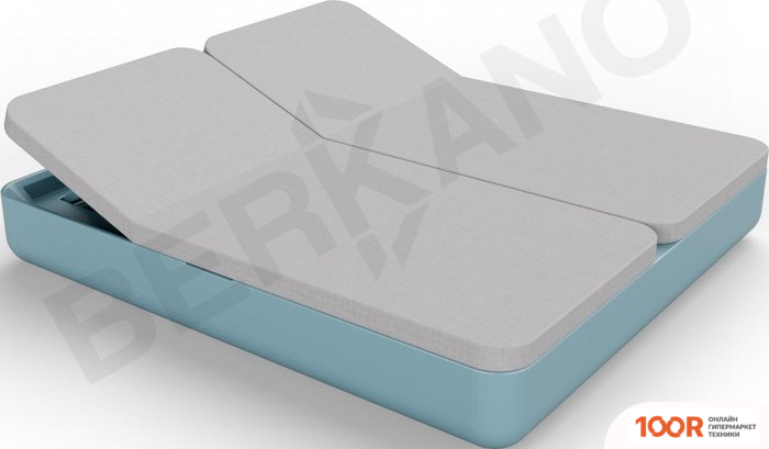 Шезлонг Berkano GRACE DOUBLE (БИРЮЗОВЫЙ/СЕРЫЙ) (405659)