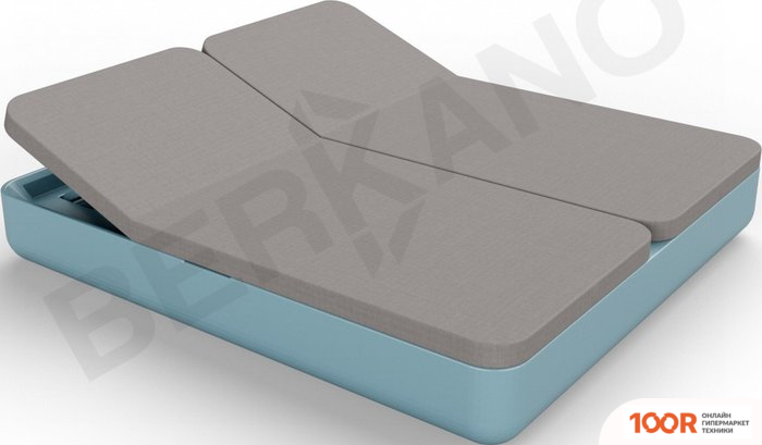 Шезлонг Berkano GRACE DOUBLE (БИРЮЗОВЫЙ/ГРАФИТОВЫЙ) (405656)