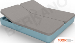 Шезлонг Berkano GRACE DOUBLE (БИРЮЗОВЫЙ/ГРАФИТОВЫЙ) (405656)