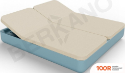 Шезлонг Berkano GRACE DOUBLE (БИРЮЗОВЫЙ/БЕЖЕВЫЙ) (405655)