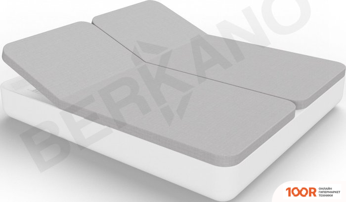 Шезлонг Berkano GRACE DOUBLE (БЕЛЫЙ/СЕРЫЙ) (405653)