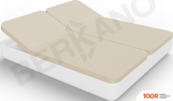 Шезлонг Berkano GRACE DOUBLE (БЕЛЫЙ/БЕЖЕВЫЙ) (405649)