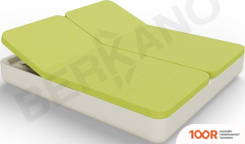 Шезлонг Berkano GRACE DOUBLE (БЕЖЕВЫЙ/ЗЕЛЕНЫЙ) (405645)