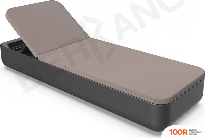 Шезлонг Berkano GRACE (ЧЕРНЫЙ/КОФЕЙНЫЙ) (405640)