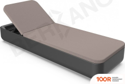 Шезлонг Berkano GRACE (ЧЕРНЫЙ/КОФЕЙНЫЙ) (405640)