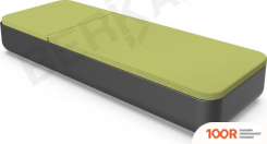 Шезлонг Berkano GRACE (ЧЕРНЫЙ/ЗЕЛЕНЫЙ) (405639)