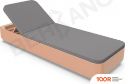 Шезлонг Berkano GRACE (ТЕРРАКОТОВЫЙ/ГРАФИТОВЫЙ) (405626)