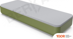 Шезлонг Berkano GRACE (ТЕМНО-ЗЕЛЕНЫЙ/СЕРЫЙ) (405623)