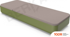 Шезлонг Berkano GRACE (ТЕМНО-ЗЕЛЕНЫЙ/КОФЕЙНЫЙ) (405622)