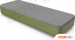 Шезлонг Berkano GRACE (ТЕМНО-ЗЕЛЕНЫЙ/ГРАФИТОВЫЙ) (405620)