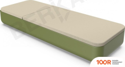 Шезлонг Berkano GRACE (ТЕМНО-ЗЕЛЕНЫЙ/БЕЖЕВЫЙ) (405619)