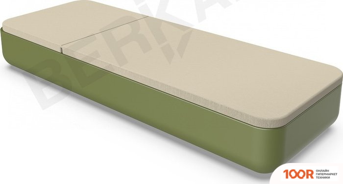 Шезлонг Berkano GRACE (ТЕМНО-ЗЕЛЕНЫЙ/БЕЖЕВЫЙ) (405619)