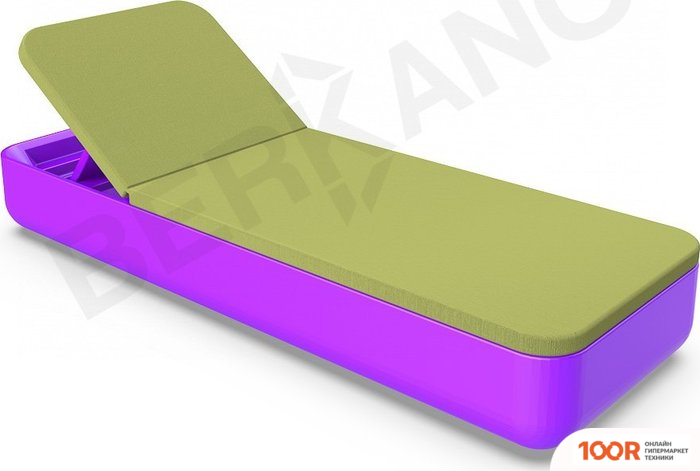 Шезлонг Berkano GRACE (СИРЕНЕВЫЙ/ЗЕЛЕНЫЙ) (405615)