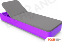 Шезлонг Berkano GRACE (СИРЕНЕВЫЙ/ГРАФИТОВЫЙ) (405614)